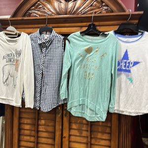 4 long sleeves for kids